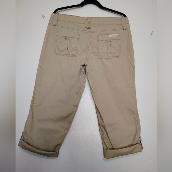 Calvin Klein Women's Capri Roll-Tab Shorts Utility Outdoor,Hiking sz 10,Cotton. - Picture 3 of 16